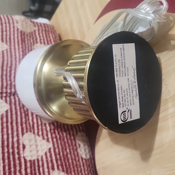 HEARTH&HAND with MAGNOLIA BRASS FLUTTED LAMP. - Picture 5 of 9